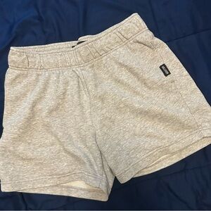 Hollister Gray Jersey Shorts with Elastic Waistband